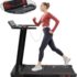 Mobvoi Home Treadmill SE Smart AI 3 in 1 Folding Treadmill Walking Pad Under Desk Running Machine 2.5 HP Compact Portable Remote Control TicSports APP Easy to Store for Home Office 120 KG 12 KMH
