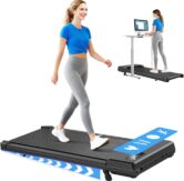Walking Pad with 5% Incline, 3 In 1 Under Desk Treadmill for Home and Office, Portable Treadmill with LED Display, Remote Control,Installation Free