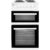 Beko EDP503W 50cm Double Oven Electric Cooker in White Solid Plate