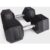 Phoenix Fitness Hexagonal Dumbbell Pair 25kg, Black